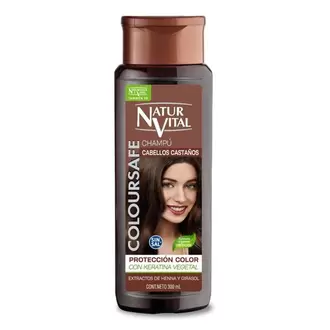 Shampoo Naturaleza y Vida Coloursafe Cabellos Castaños X 300Ml