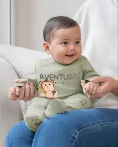Polito x Arrurrú: Pijama con Piecitos Para Recién Nacido