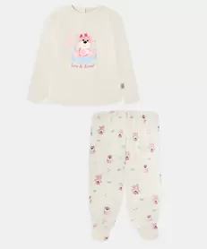 Polito x Arrurrú: Pijama con Piecitos Para Recién Nacida