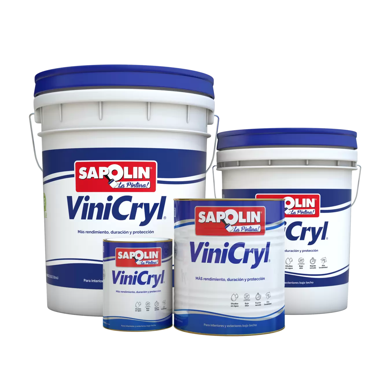 Vinicryl - Blanco Real – Pintura Tipo 1