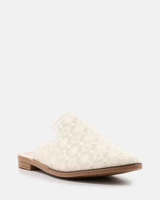 Zueco Tejido Monogram - 20743 - BLANCO HUESO
