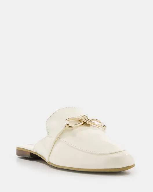 Zueco Luxe Bow - 18383 - BLANCO HUESO
