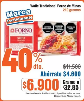 Nacional - Wafle Tradicional
