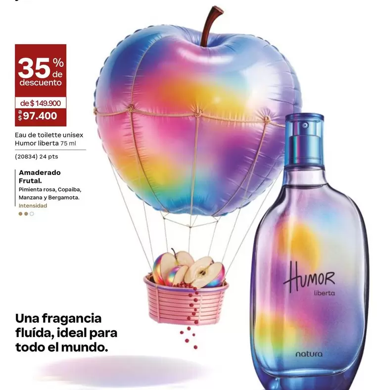 Natura - Eau de toilette unisex Humor Liberta 75 ml