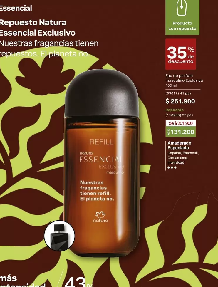 Natura - Essencial Exclusivo Masculino Eau de Parfum