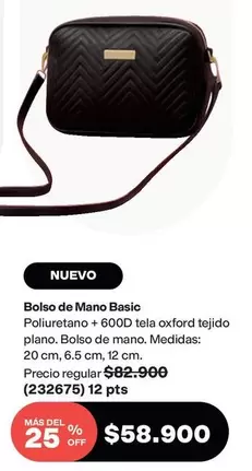Basic - Bolso de Mano o (232675)