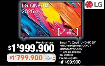 LG - Smart Tv Qned UHD 4K 55"