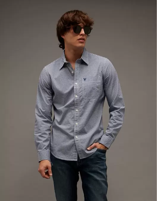 Camisa de Oxford Abotonada Ae