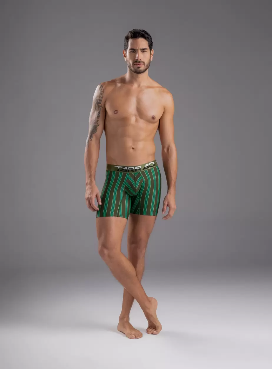 BOXER LARGO MICROFIBRA RAYAS