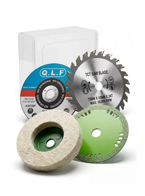 Set de Discos para Pulidora Angular 76mm 4 piezas