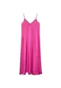 Vestido largo fluido satinado