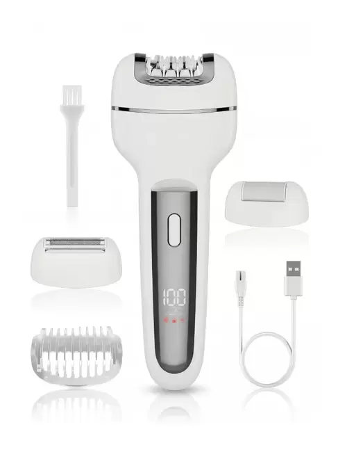 Depilador de Raíz, Facial y Corporal Rasurador Pulidor 3 en 1