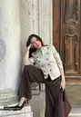 Pantalón vestir tacto suave