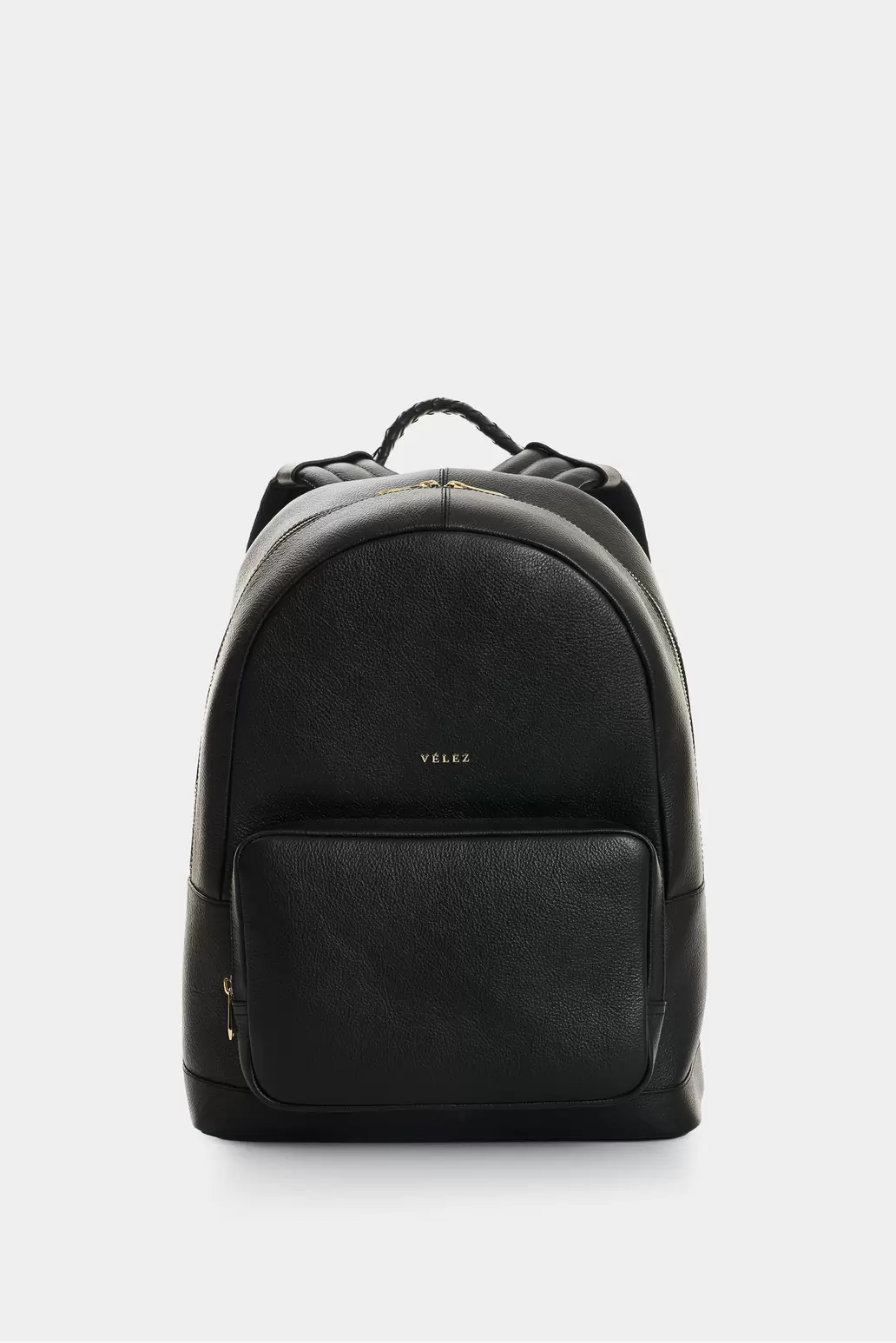 Morral Brumia en cuero para mujer Negro