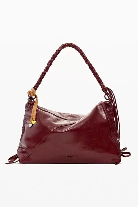 Bolso efecto piel grande