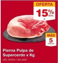 Pierna Pulpa de Supercerdo x Kg