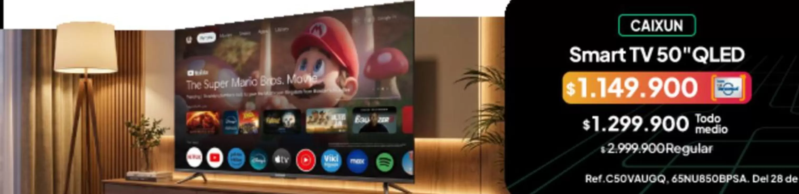 super - Smart TV 50" QLED