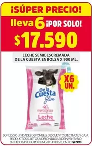 Cuesta - Leche semidescremada
