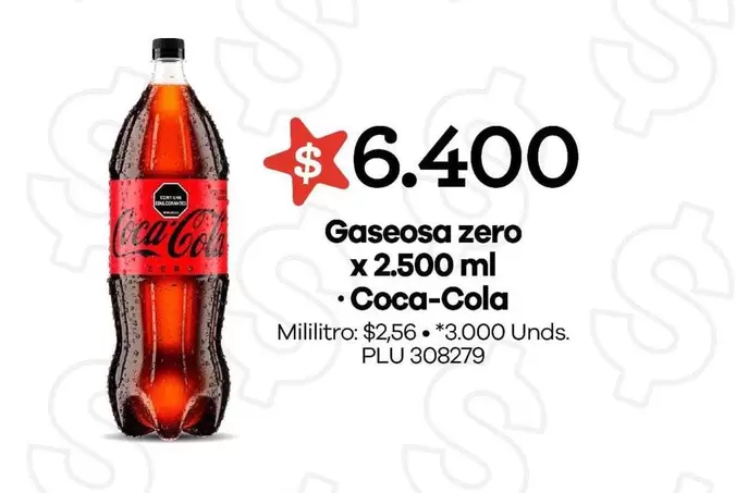 Coca Cola - Gaseosa zero