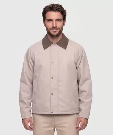 Chaqueta Cuello Pana con Botones Hombre