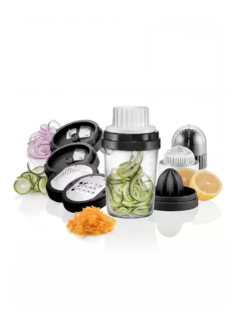 Cortador de Verduras Espiral Veggie Slicer 8 en 1 Kit Completo