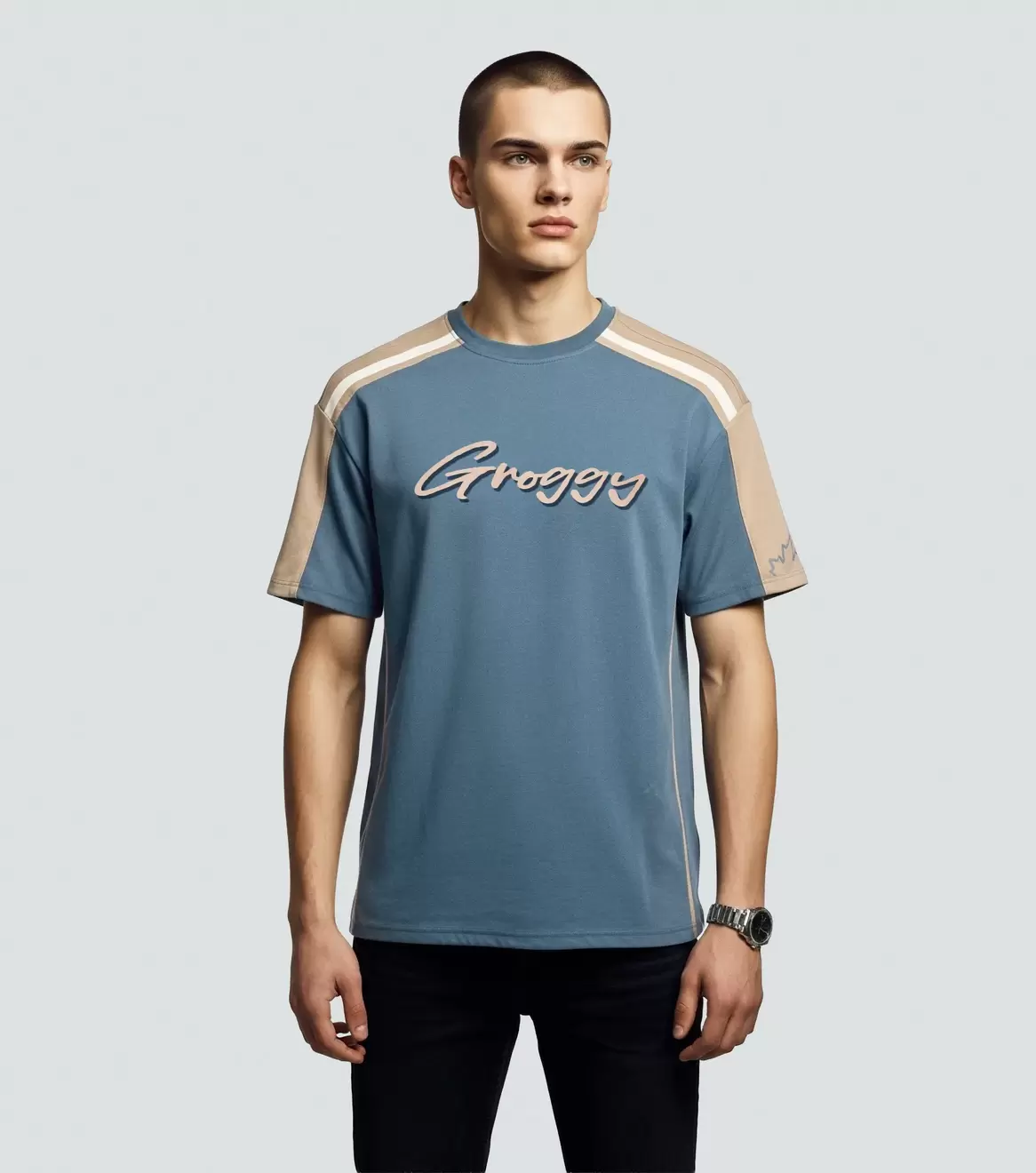 Thomas T Shirt Regular Masculina Groggy