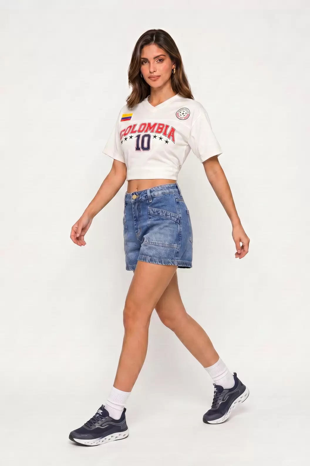 Short de dama corto