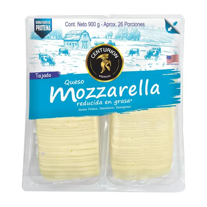 Centurion Queso Mozzarella Bajo en Grasa 900 g / 2 lb