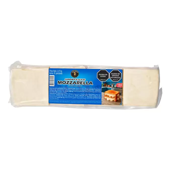 Centurion Queso Tipo Mozzarella 2.27 kg / 5 lb