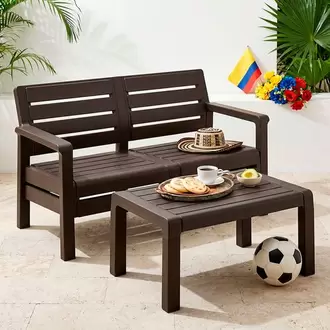 Combo Barú, 1 Sofá de 2 Puestos, 1 Mesa De Centro