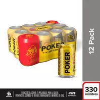 Cerveza POKER lata (3630  ml)