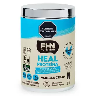 Proteína Fhn Nutrition Heal Vainilla X 690g