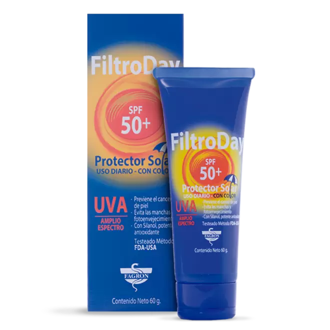 Protector Solar Filtroday Crema Color SPF50+ 60 g
