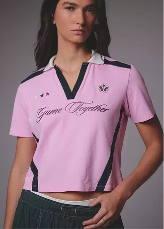 Camiseta manga corta estampada