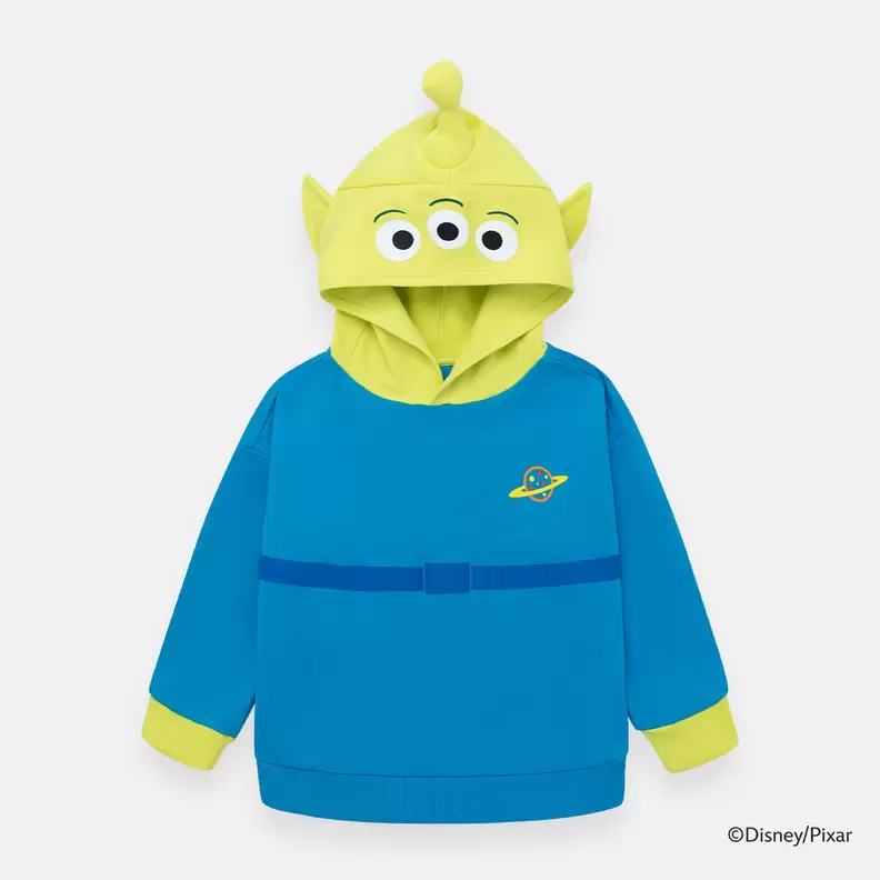 Buzo cerrado para niño con capucha inspirada en personaje de Toy Story