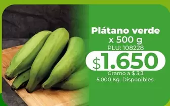 Plátano Verde