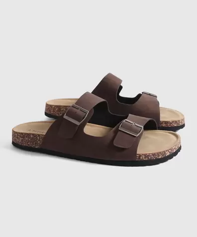 Sandalias en Efecto Cuero