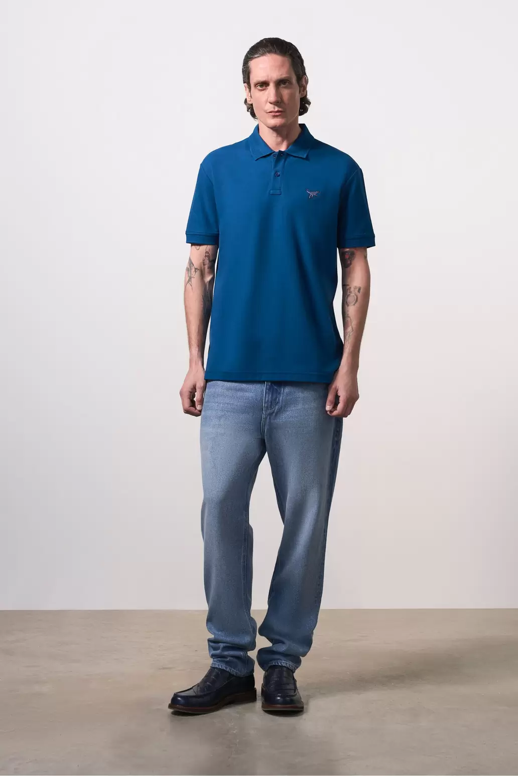 Polo manga corta slim fit para hombre