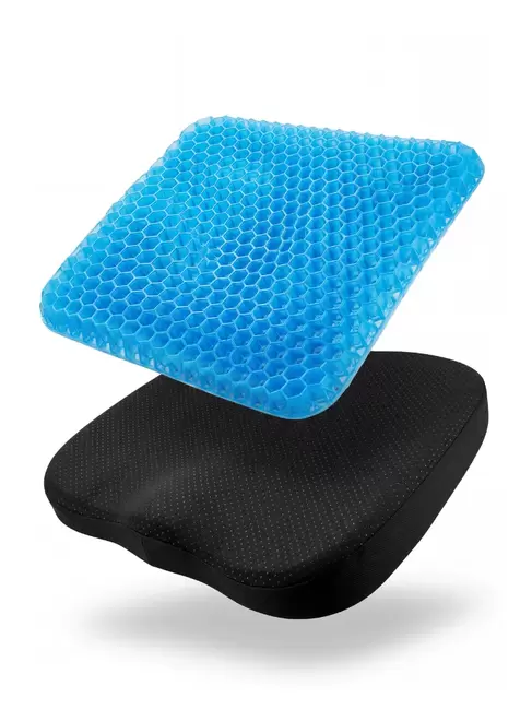 Cojín Ortopédico Ergonómico para Coxis y Espalda