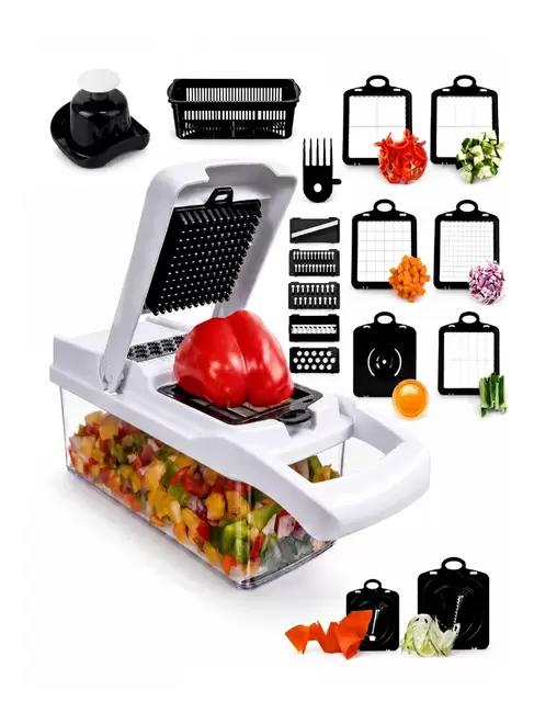 Picador de Verduras Cortador Multiusos Todo en 1