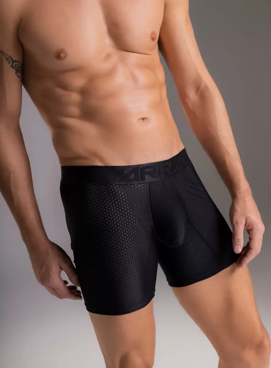 BOXER LARGO MICROFIBRA MALLA