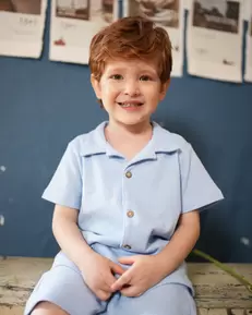 Conjunto Camisa y Bermuda Para Bebé Niño