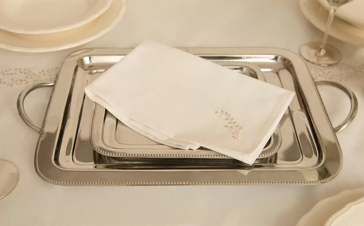 BANDEJA ACERO RECTANGULAR