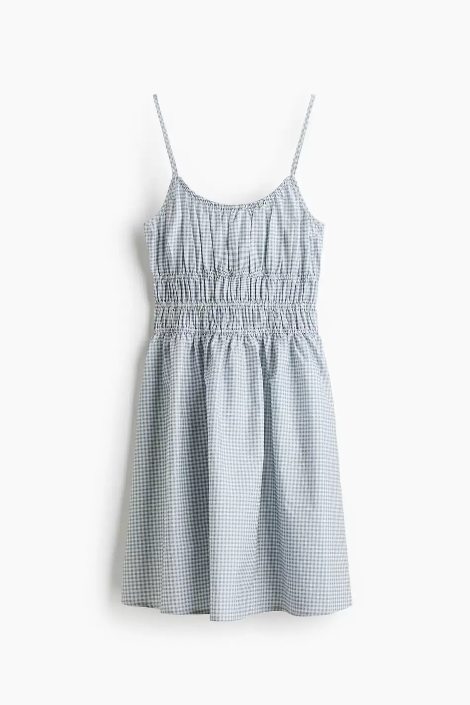 Vestido de algodón con tiras de anudar