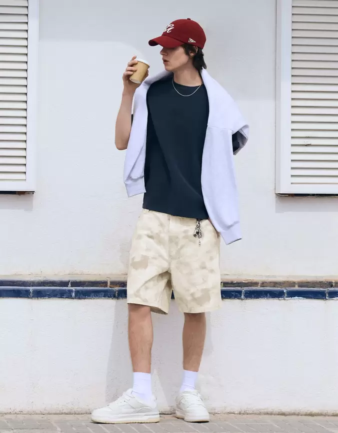 Bermuda baggy print