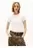 Camiseta Blanca De Corte Slim Con Logo Lineal En El Pecho Tommy Jeans