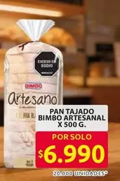 Bimbo - Pan Tajado Artesanal