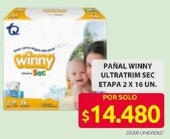 Winny - PAAL WINNY ULTRATRIM SEC ETAPA 2 X 16 UN.