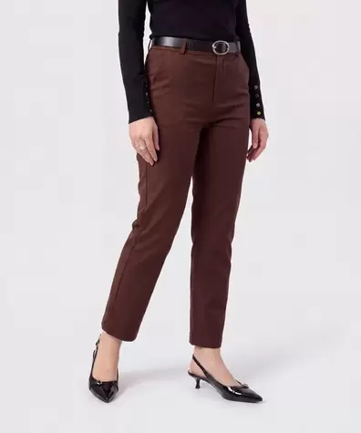 Pantalón Chino con Pasadores Para Mujer