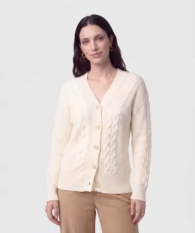 Saco Cárdigan de Trenzas para Mujer